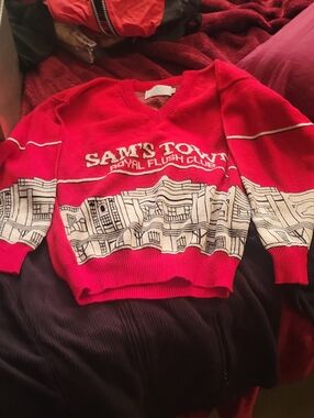 SAMS TOWN ROYAL FLUSH CLUB -SWEATER